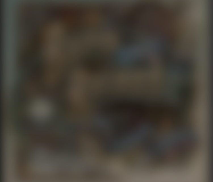 Blurry framed antique map illustration